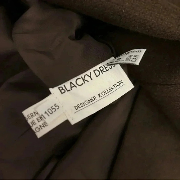 ❤️ Blacky Dress Berlin Wool Dress 6 - Picture 7 of 13